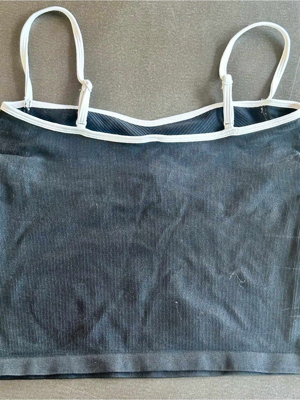 By Anthropologie Seamless Piped Trim Bralette Tank S/M - Picture 5 of 8